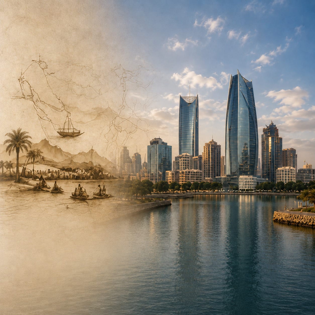 From the spring discovered by the Bani Yas in 1761 to the modern metropolis